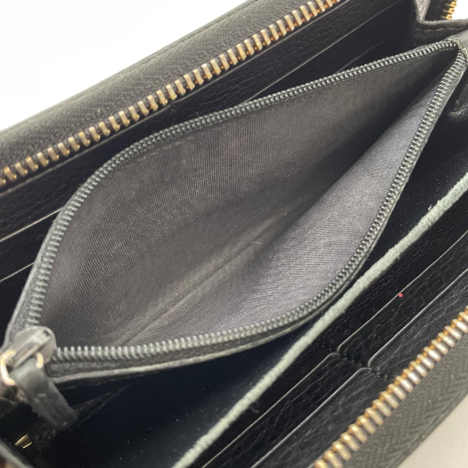 GUCCI グッチ ソーホー 308280 長財布 レザー ブラック ユニセックス 