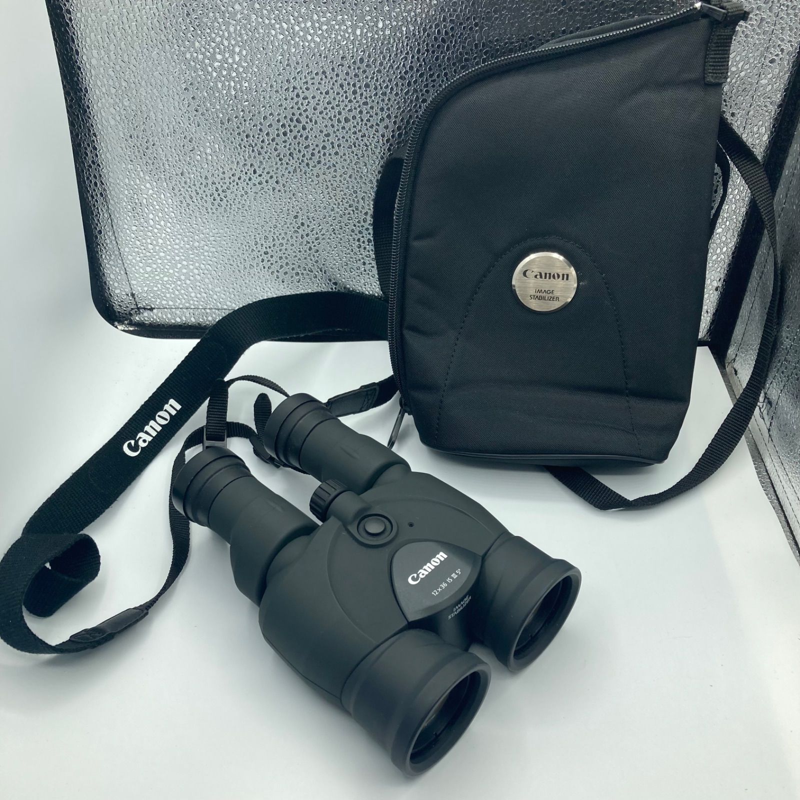 ⭐️ 美品 12倍 防振双眼鏡 CANON キャノン 12×36 IS Ⅲ 手振れ補正付 