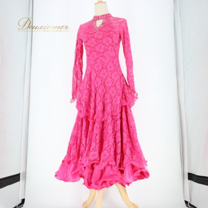 社交ダンス 衣装 スタンダード ドレス ワンピース パーティ衣装 prima