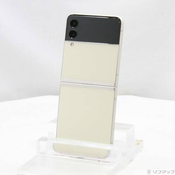 2025，お得 〔中古品〕 Galaxy Z Flip3 5G 128GB クリーム SC-54B docomo SIMフリー【258】 スマートフォン本体