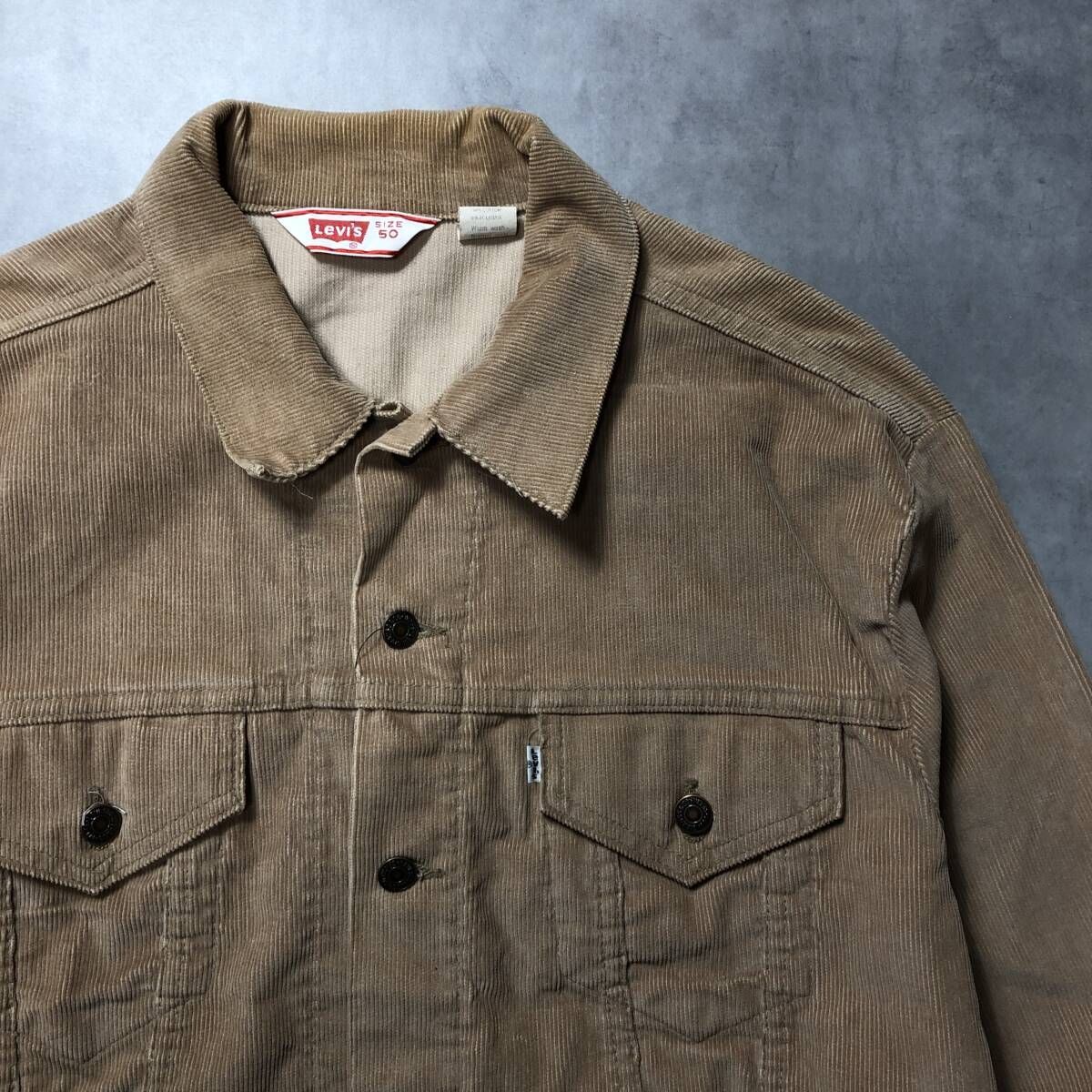 GQ4414◇Levi's : 70's USA製 70505 コーデュロイ トラッカー