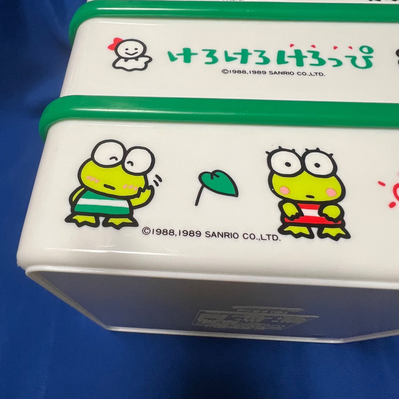 サンリオ 1989年製 けろけろけろっぴ 3段 お弁当箱 ランチボックス