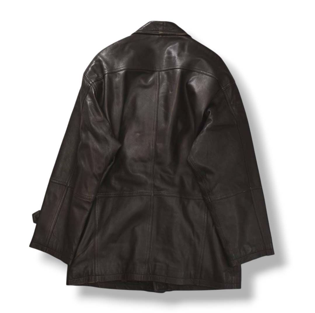 本革】 90s ヴィンテージ Fire Star HAMA イタリア製 生地 羊革 ラム