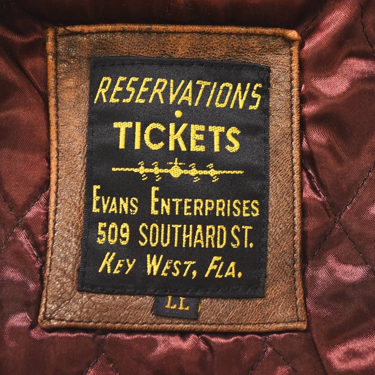 本革】 90s ヴィンテージ リザベーションズ チケッツ RESERVATIONS