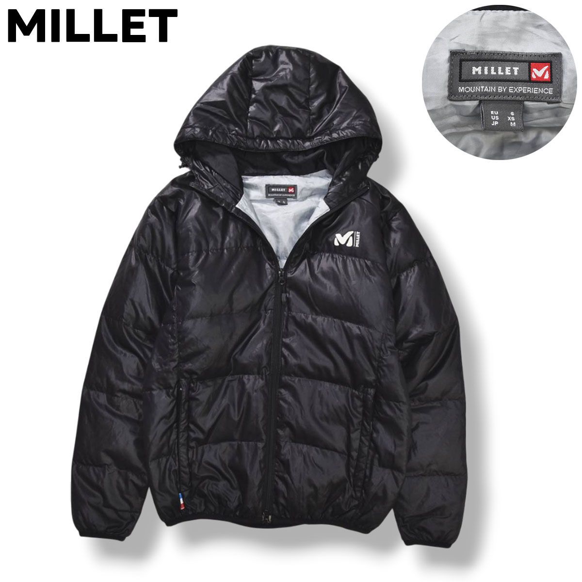 極暖】 ミレー MILLET フーデット キルティング ダウン ジャケット 