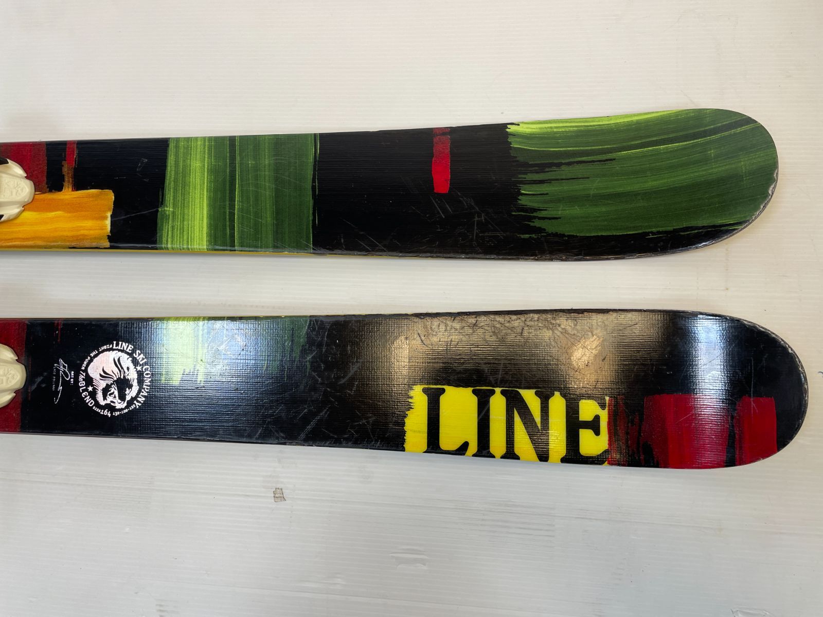 ◇メンテ済◇ スキー LINE BLEND 164 cm ツインチップ ファット フリー