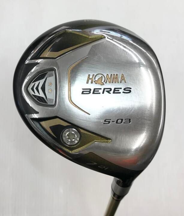 ホンマゴルフ　ベレス S-03　21度　ARMRQ 8 49 2S　Sフレックス　フェアウェイウッド　【最短即日発送】