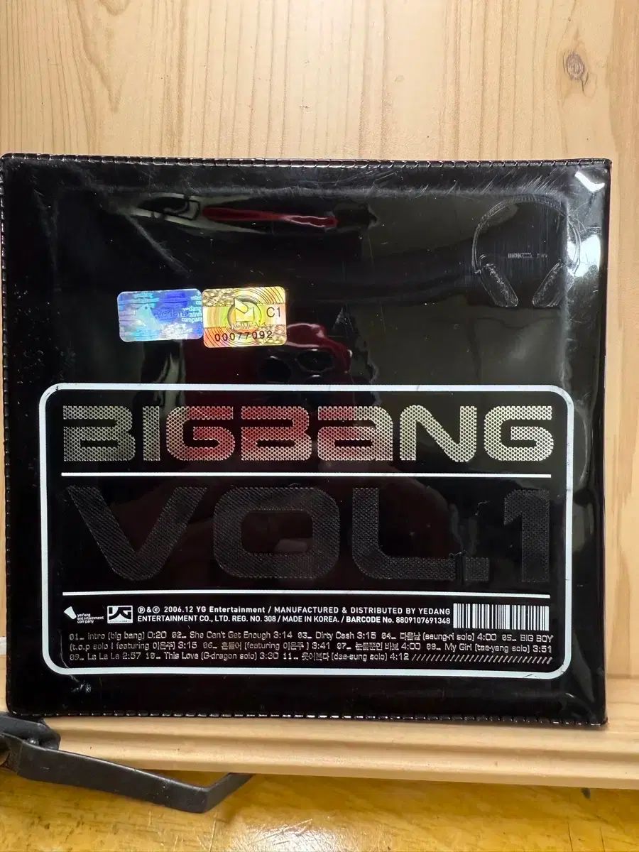 BIGBANG(ビッグバン) 正規 1集 Vol 1 2006年初版 写真 フォト PHOTOマウント2枚