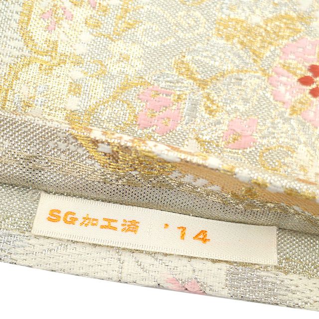 新古品】 丸帯 未使用 フォーマル リバーシブル 正絹 京都 西陣 金銀糸