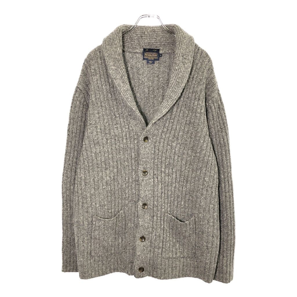 PENDLETON ペンドルトン ショールカラー ウール カーディガン グレー