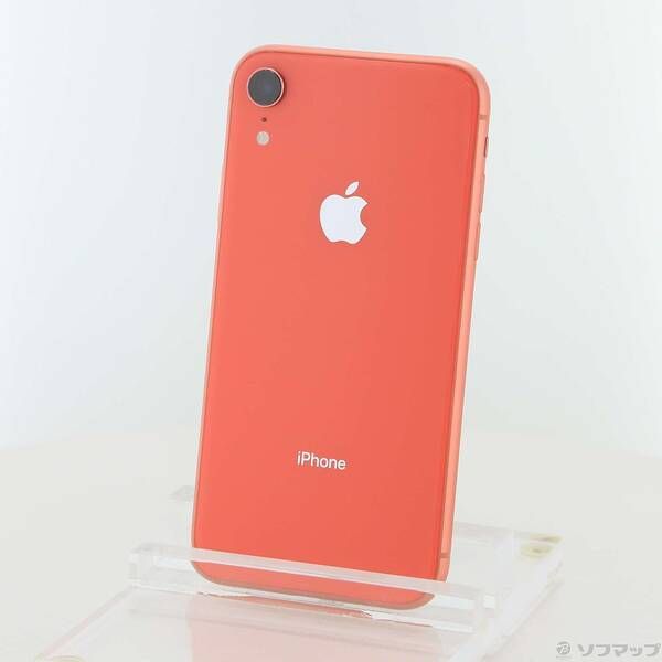 中古品〕 iPhoneXR 128GB コーラル MT0T2J／A SIMフリー【258】 128GB