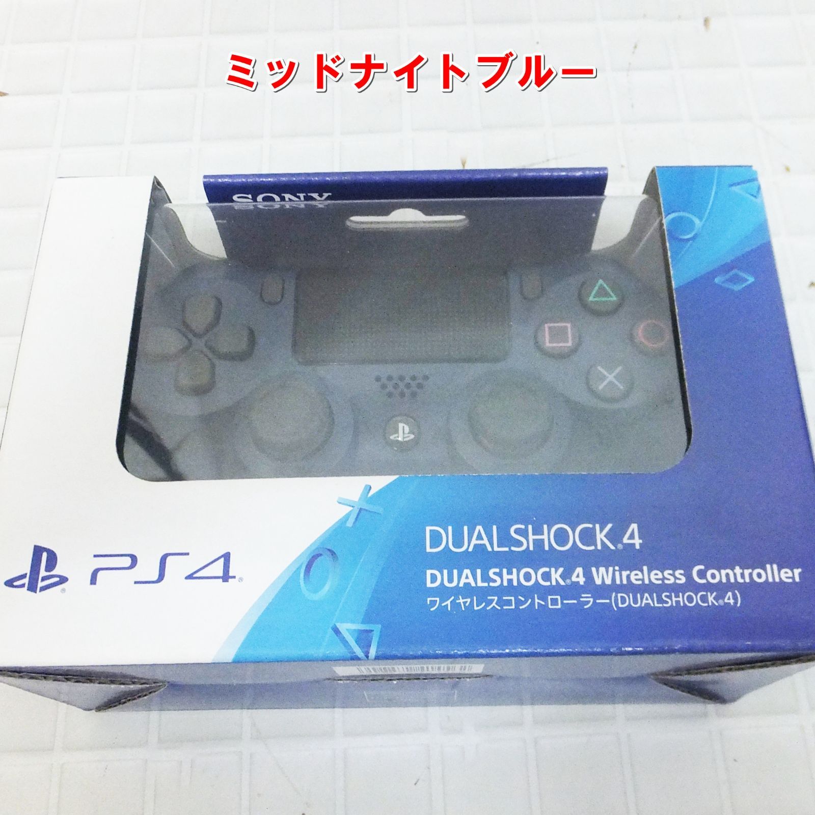 PS4 純正品 ワイヤレスコントローラー ミッドナイトブルー新品未使用未 