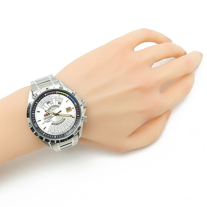 オリエント 】ORIENT 自動巻 腕時計 万年カレンダー クラシック マルチ