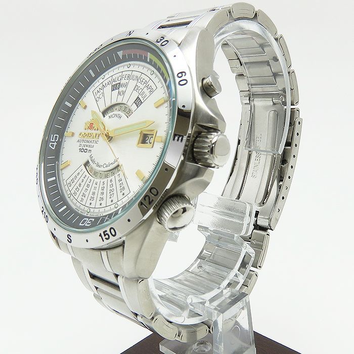 オリエント 】ORIENT 自動巻 腕時計 万年カレンダー クラシック マルチ