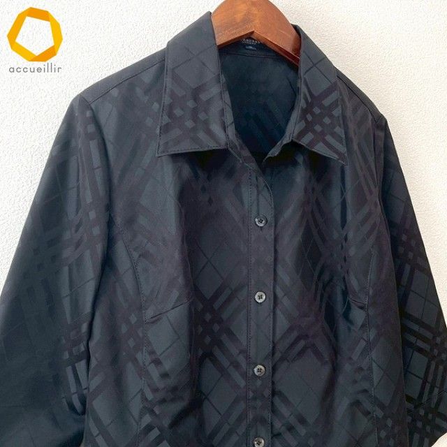 anc バーバリー BURBERRY セットアップ ツーピース 黒系 チェック