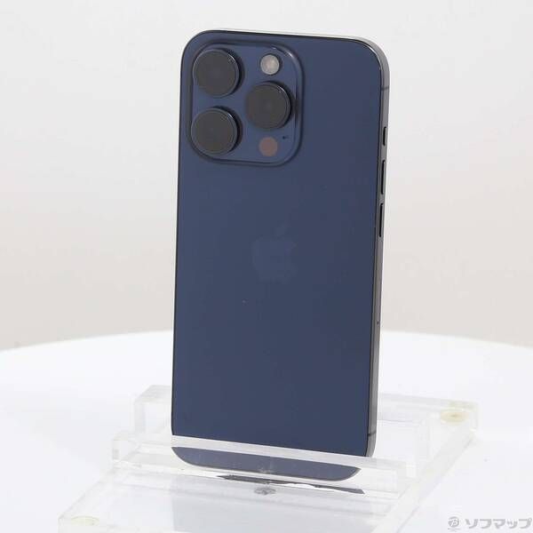 〔中古品〕 iPhone15 Pro 128GB ブルーチタニウム MTUA3J／A SIMフリー【371】