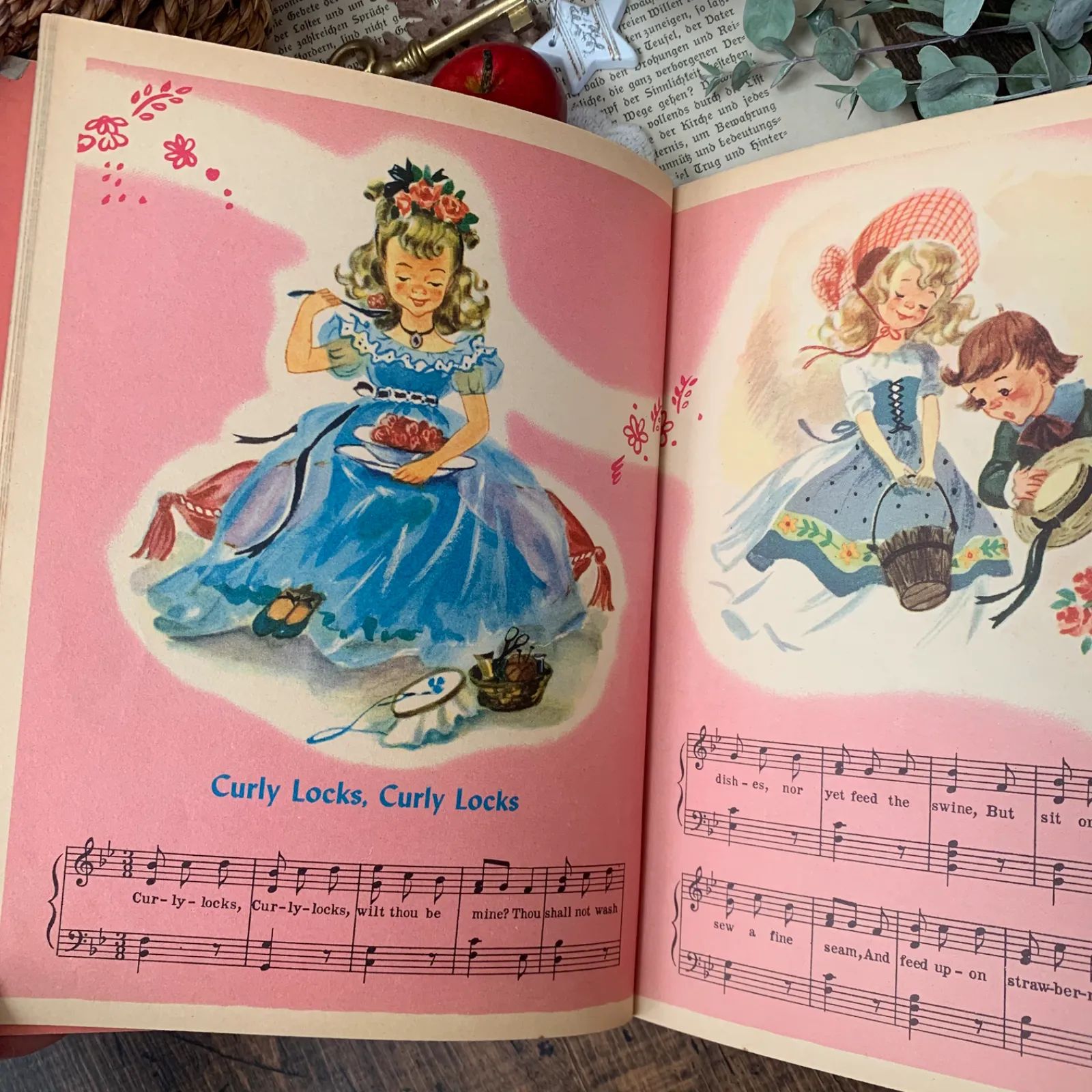 ヴィンテージ 絵本 Rosemary Clooney's Children's Song Book 1956年