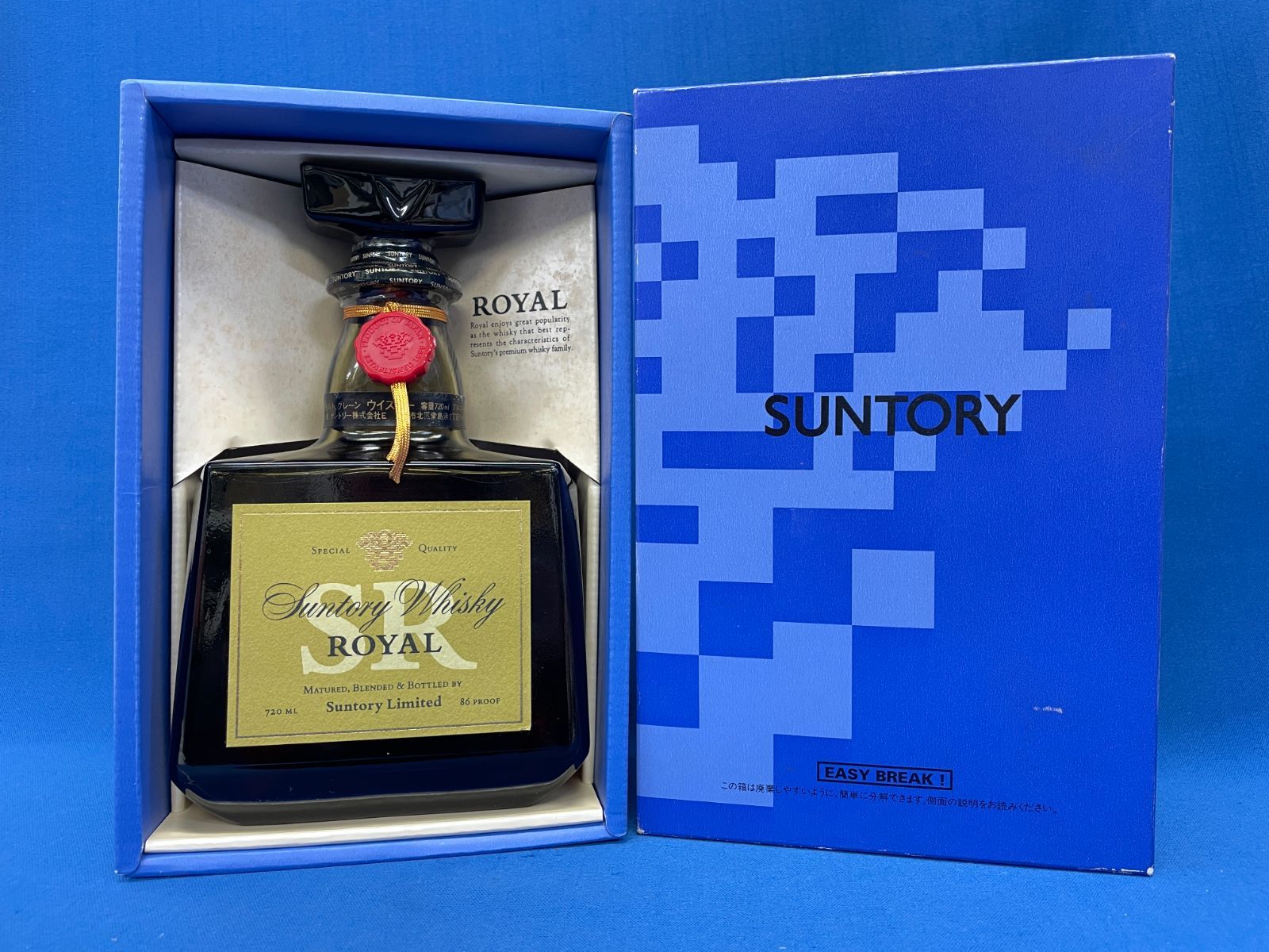 未開栓 サントリー ローヤル 720ml 化粧箱付 - メルカリ