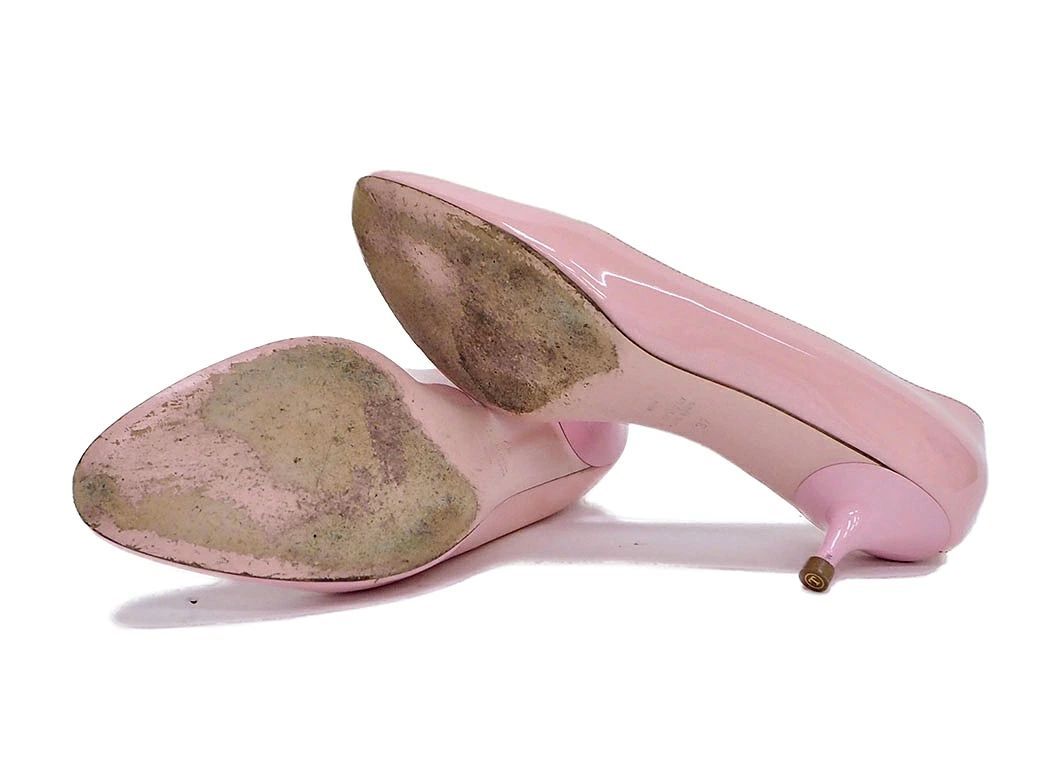 FENDI フェンディ 靴 エナメルパンプス ピンク レディース パテント