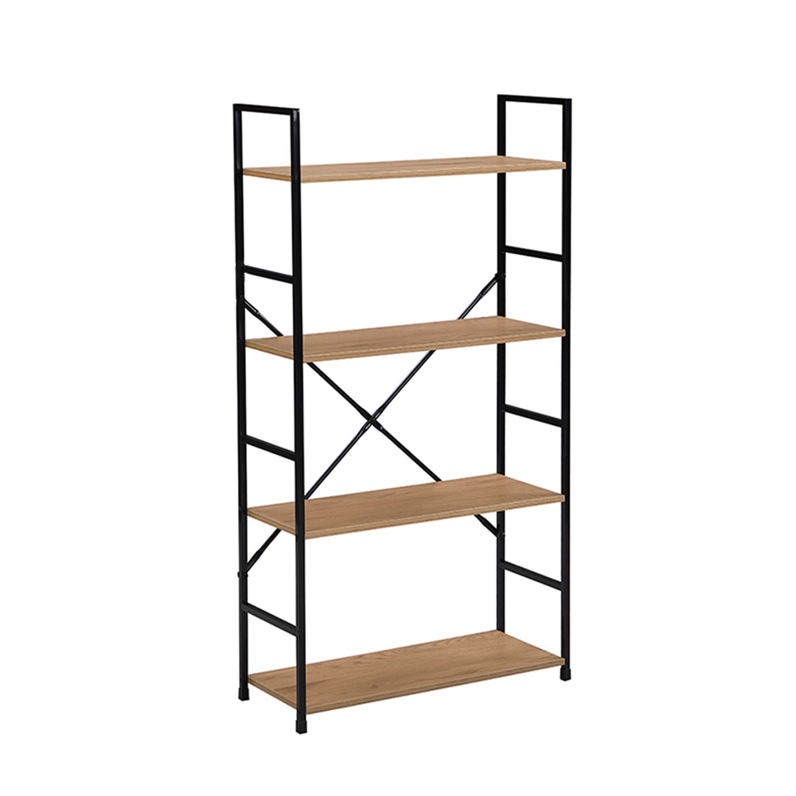 収納ラック 本棚 リビング用 鉄製仕切りラック  収納ラック 本棚 リビング用 鉄製仕切りラック 多層ディスプレイ 壁一面収納 オーク 多層ディスプレイ 壁一面収納 オーク