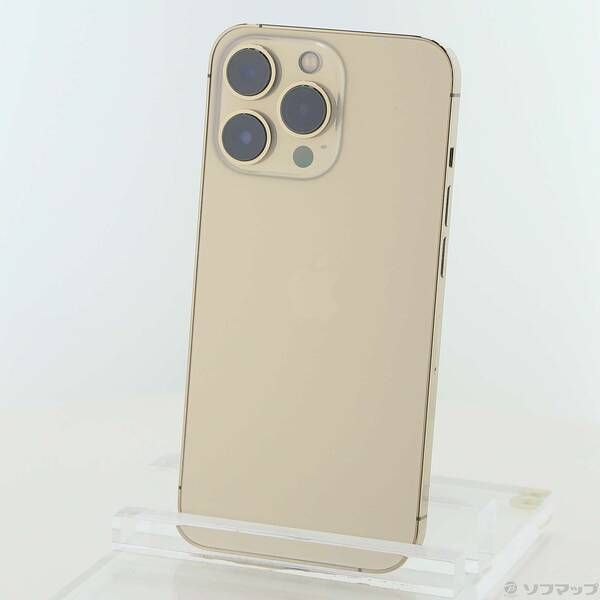 中古品〕 iPhone13 Pro 256GB ゴールド MLUQ3J／A SIMフリー【368
