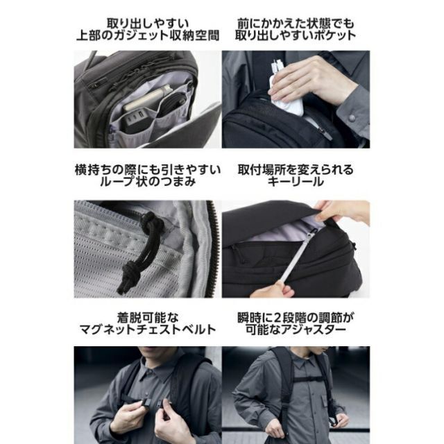 エレコム リュック 大容量 35L シューズ収納 16インチPC対応 出張 旅行