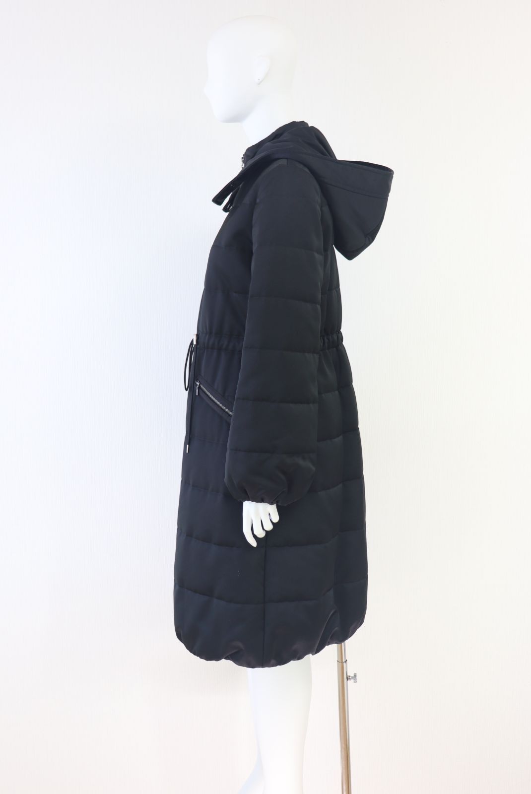 FOXEY 中綿ロングコート 39827 黒/ブラック フォクシーニューヨーク