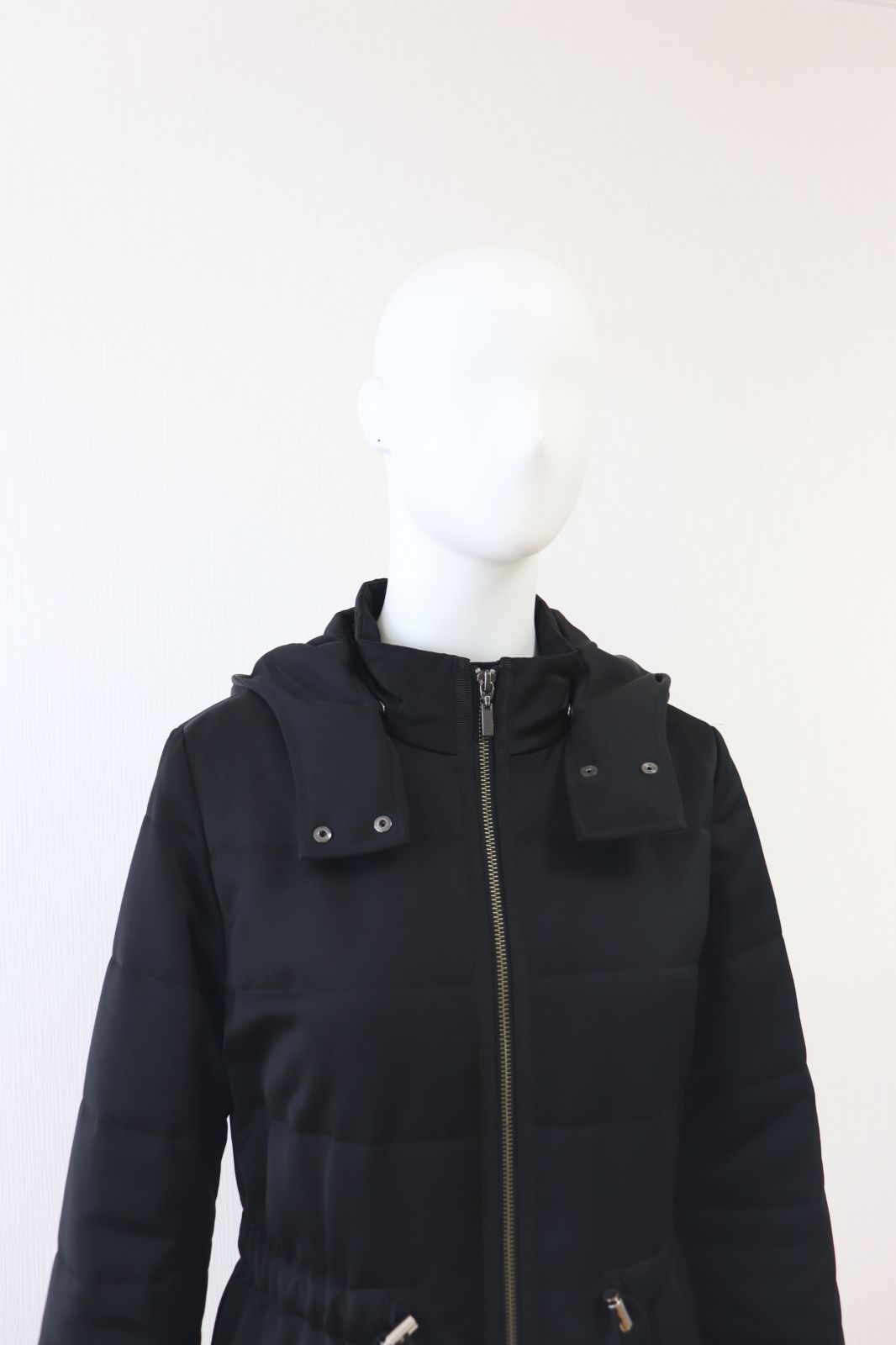 FOXEY 中綿ロングコート 39827 黒/ブラック フォクシーニューヨーク