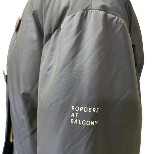 ボーダーズアットバルコニー36中綿ジャケット ボーダーズアットバルコニー パディングジャケット 中綿 36 ブラック
