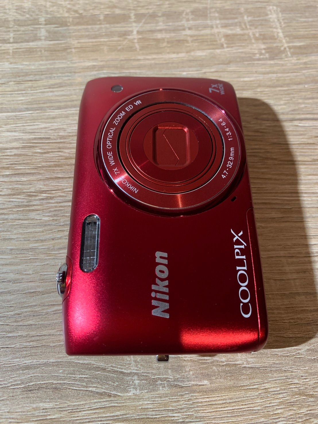 7220 Nikon COOLPIX S3500 レッド デジカメ 動作確認済み 美品 - メルカリ