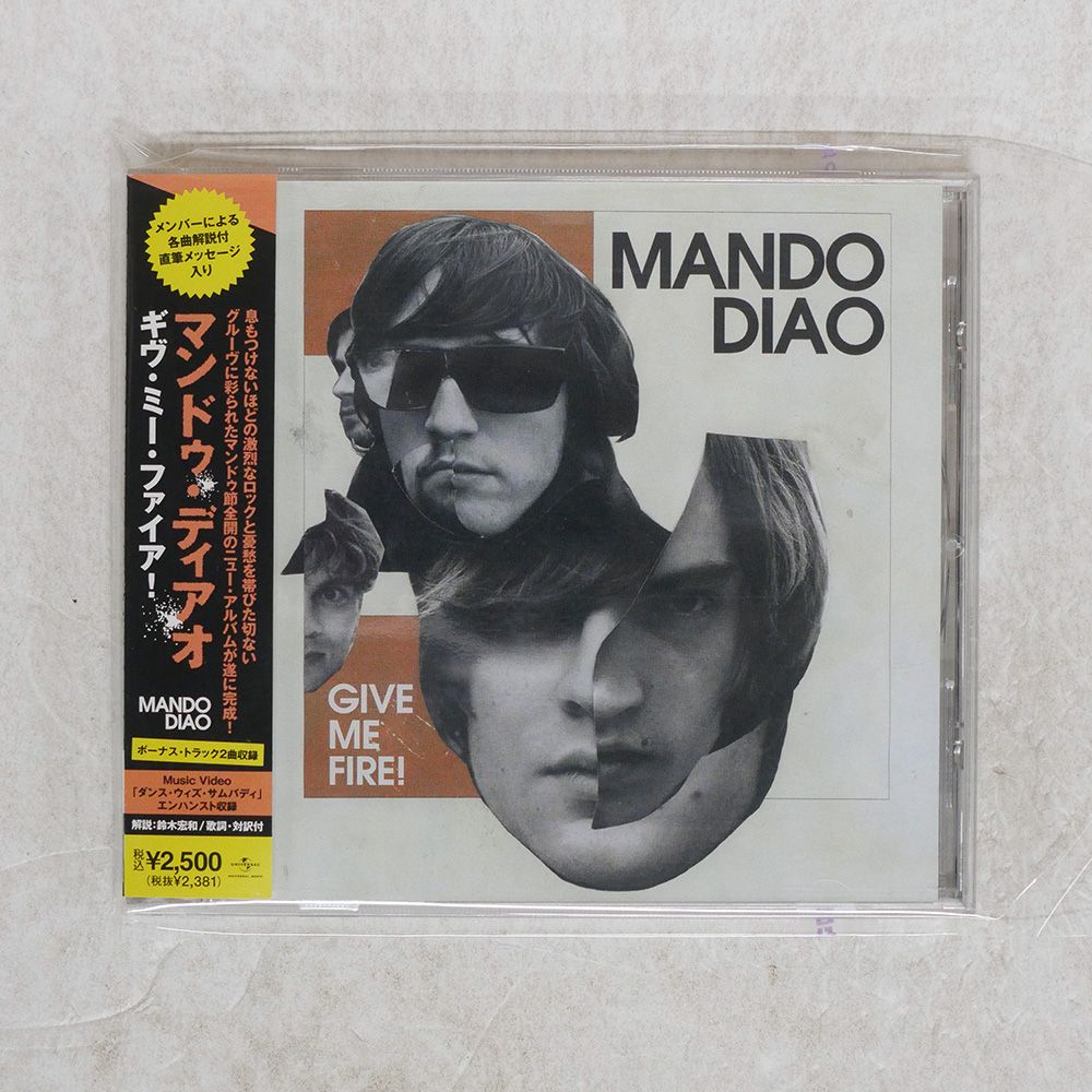 帯 国内盤 MANDO DIAO/GIVE ME FIRE!/UNIVERSAL UICE1148 CD □ - メルカリ