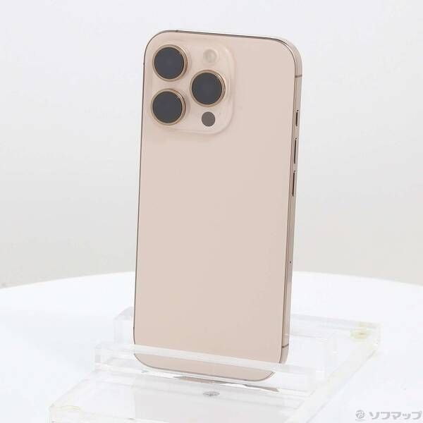 中古品〕 iPhone16 Pro 256GB デザートチタニウム MYN23J／A SIMフリー
