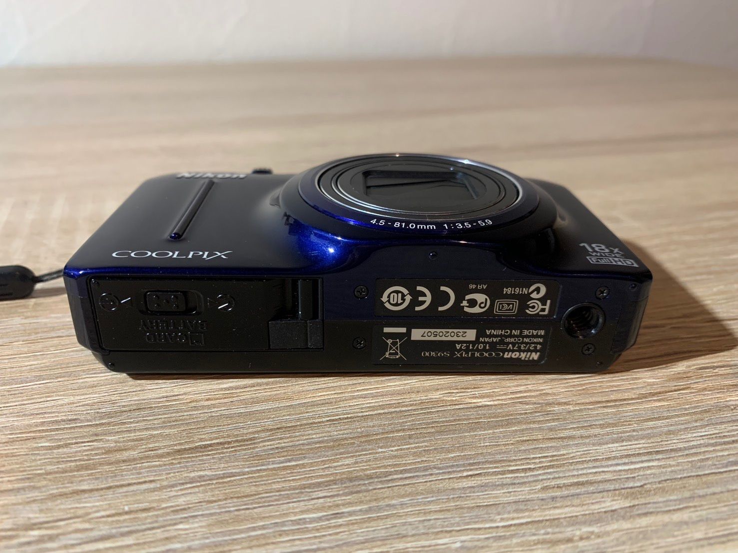 7221 Nikon COOLPIX S9300 ネイビーブルー デジカメ ジャンク品 - メルカリ