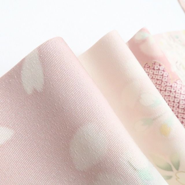 ❁tomihisa❁ 桜 金駒刺繍 着物 正絹 仕付け糸付 春心地を晴れ舞台へと飾る桜マジック”訪問着 7444