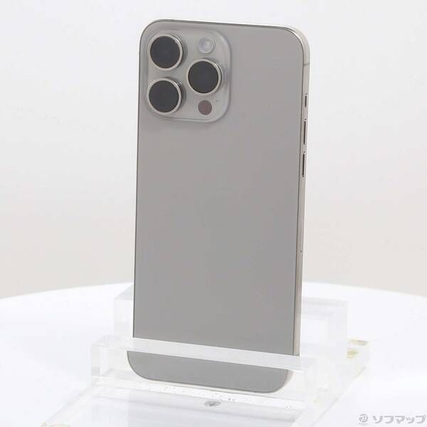 中古品〕 iPhone15 Pro Max 1TB ナチュラルチタニウム MU713J／A SIM