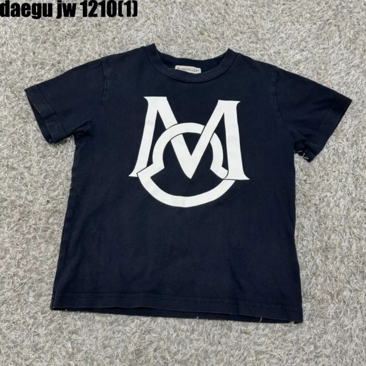 新品！QRコード付きMONCLERモンクレールロゴベビーTシャツ2歳90cm 新品！QRコード付きMONCLERモンクレールロゴベビーTシャツ2歳90cm