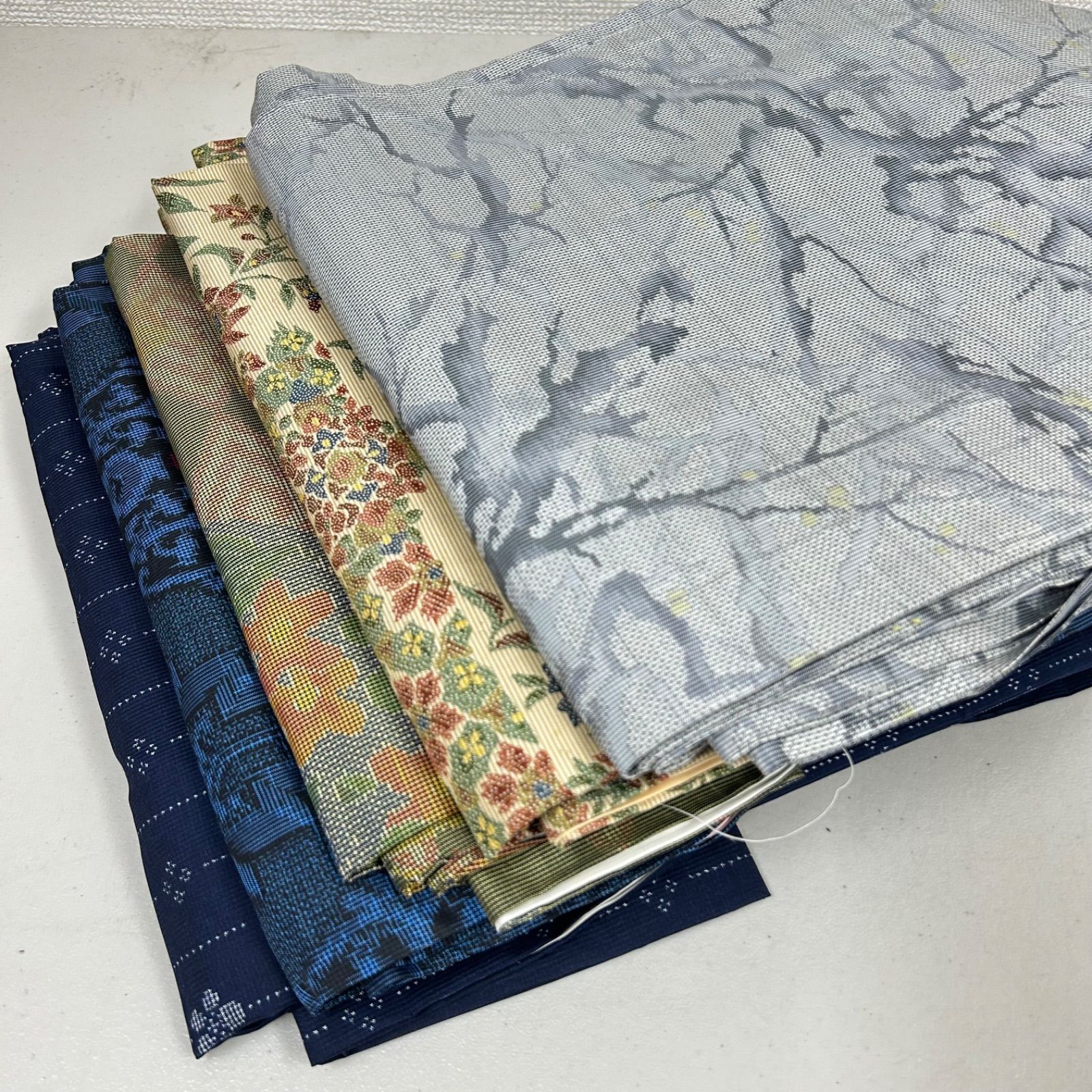 大島紬 着物 正絹 5着 着物まとめ売り リメイク材料 m-719 - メルカリ