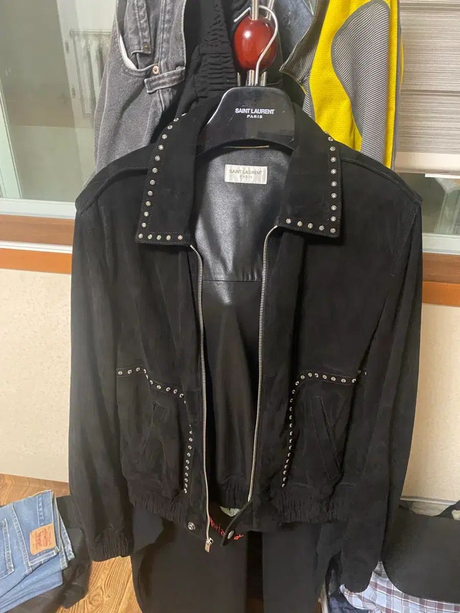 Saint Laurent サンローラン 20ss スウェード スタッズ ジャケット サイズ 52 出品