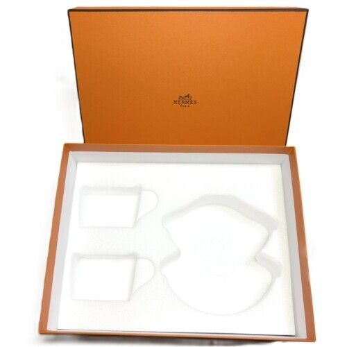 HERMES エルメス ガダルキヴィール ティーカップ＆ソーサー 2客セット 