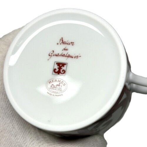 HERMES エルメス ガダルキヴィール ティーカップ＆ソーサー 2客セット