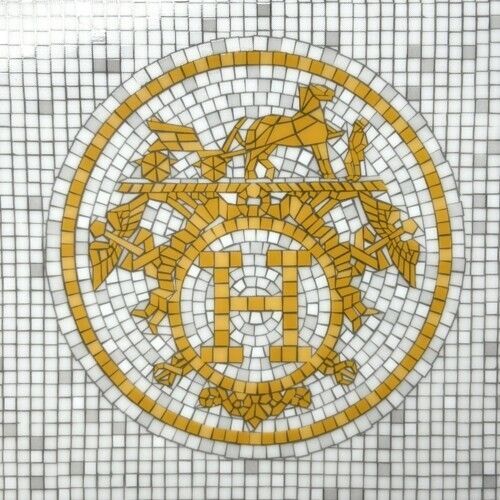 HERMES エルメス モザイク24 No3 スクエアプレート P026043P 陶器