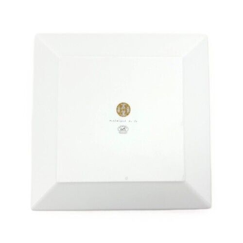 HERMES モザイク皿 ホワイト ゴールド　四角皿　新品 HERMES エルメス モザイクヴァンキャトル 16cm×12cm スクエアプレート