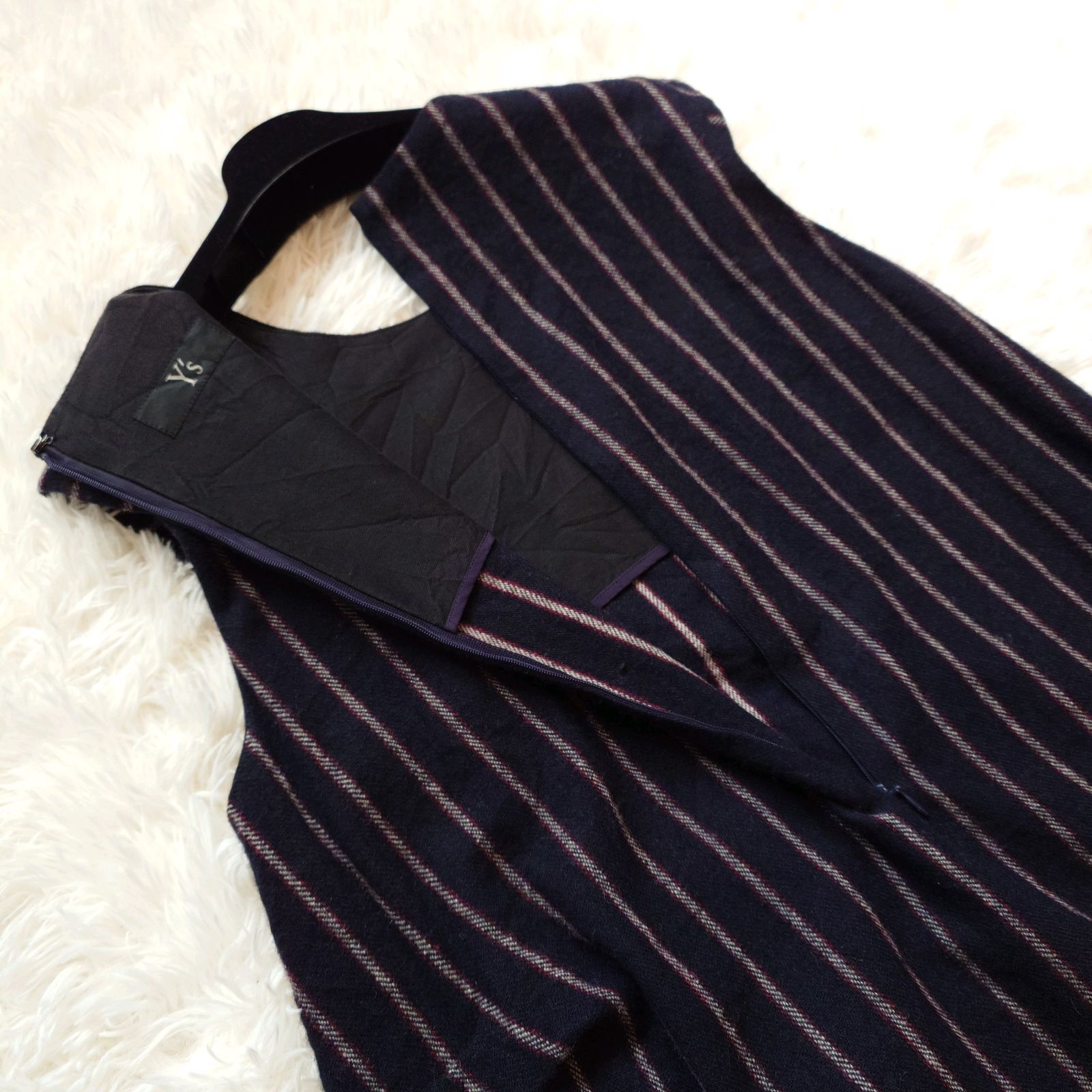美品 ワイズ Y's ヨウジヤマモト youji yamamoto ストライプ