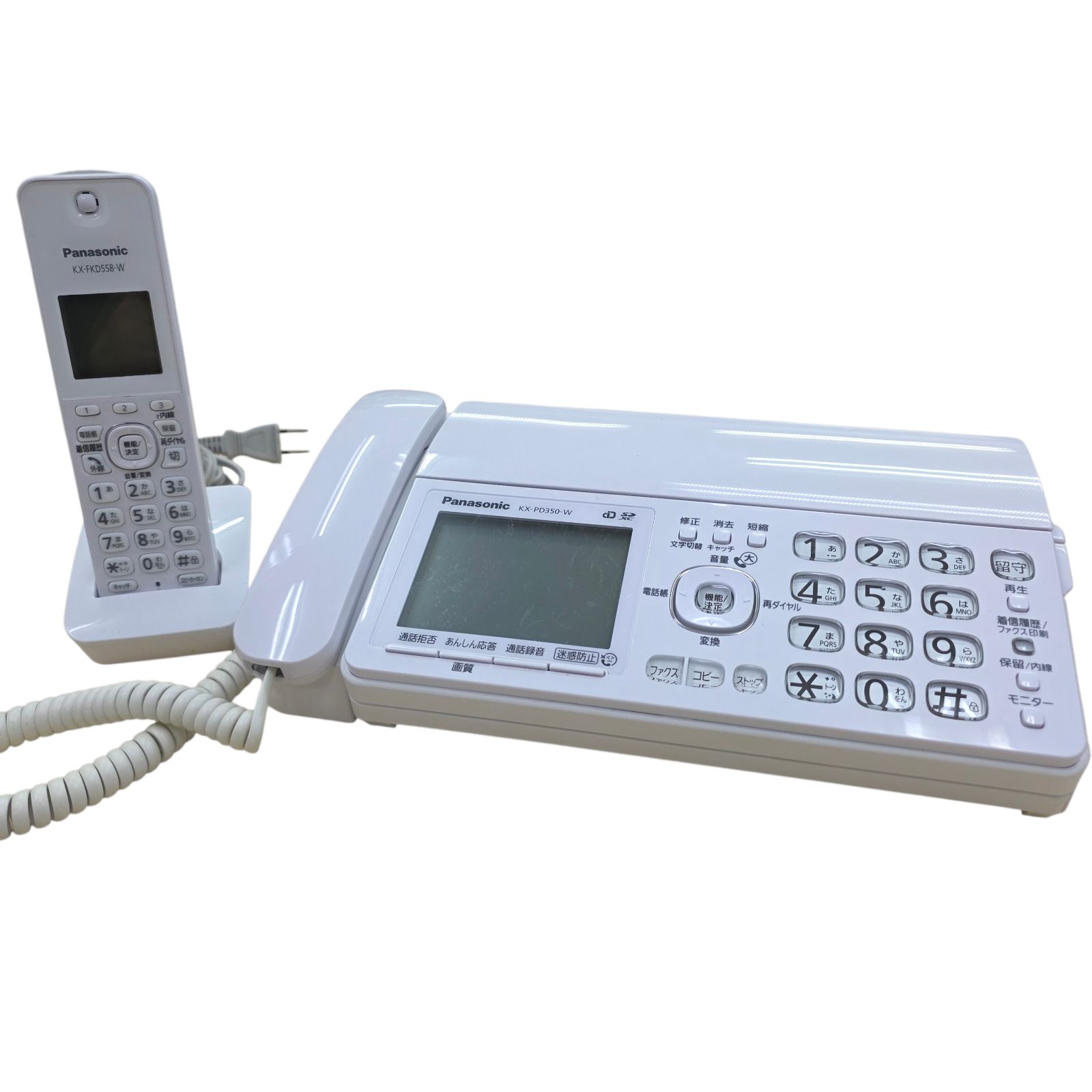 固定電話 オタックス Panasonic KX-PD350-W 子機 パナソニック