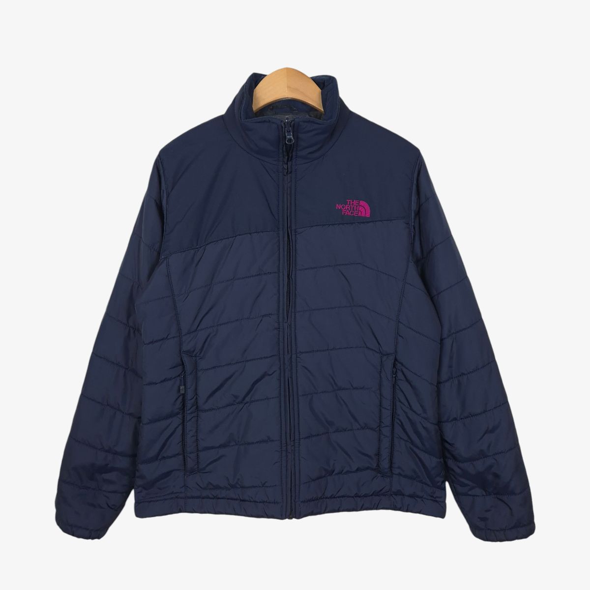90 THE NORTH FACE ザノースフェイス ネイビー 軽量 ダウン ジャケット 