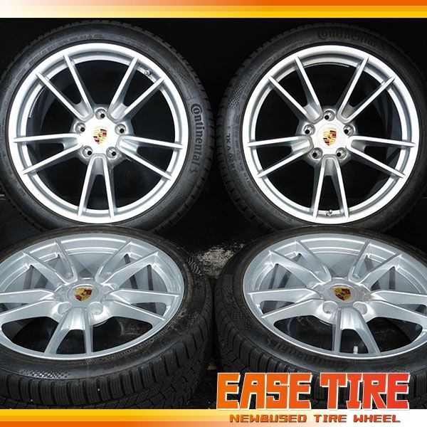 24年製 コンチネンタル WinterContact TS 860 S / ポルシェ 911 純正ホイール 【 235/40R19 / 295/35R20 / 8.5J +52 / 11J +66 M14 球面 】