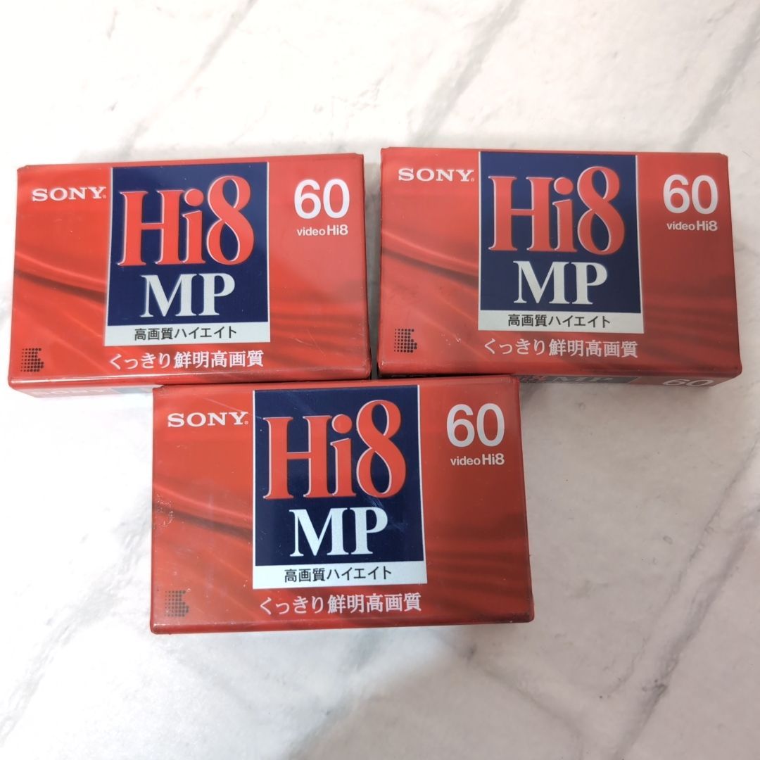 新品 未開封 11個 SONY ソニー Hi8 MP ビデオカセットテープ 60分×3個