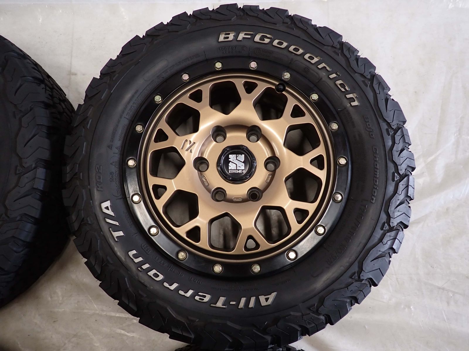 夏4本 会社宛送料無料 215/70R16×6.5J LT BFグッドリッチ T/A KO2 21年 