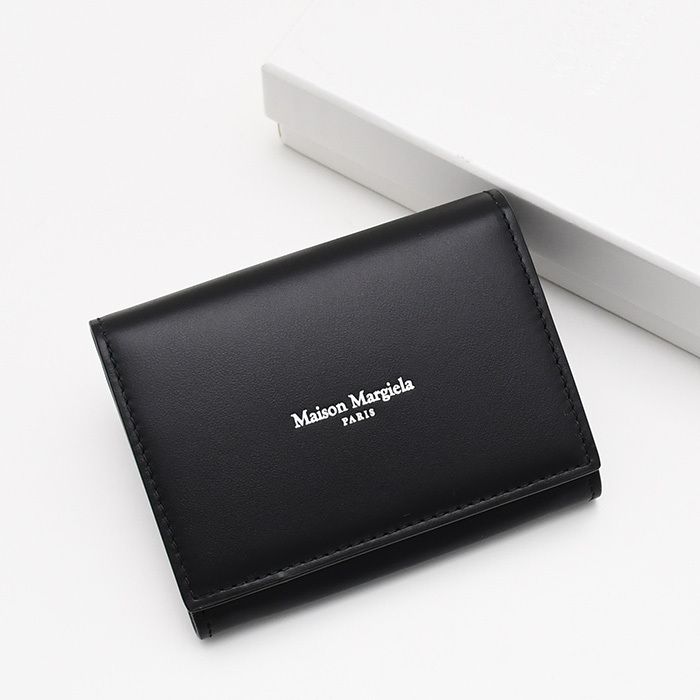 メゾンマルジェラ Maison Margiela コンパクトウォレット 箱無し MAISON MARGIELA メゾン マルジェラ レザー コンパクト ウォレット