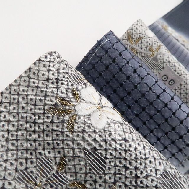 ❁tomihisa❁ ほていや謹製 スワトウ刺繍 ミミズク 着物 正絹 仕付け糸付”凛とした着姿に刺繍で物語を描く”大島紬訪問着 7450